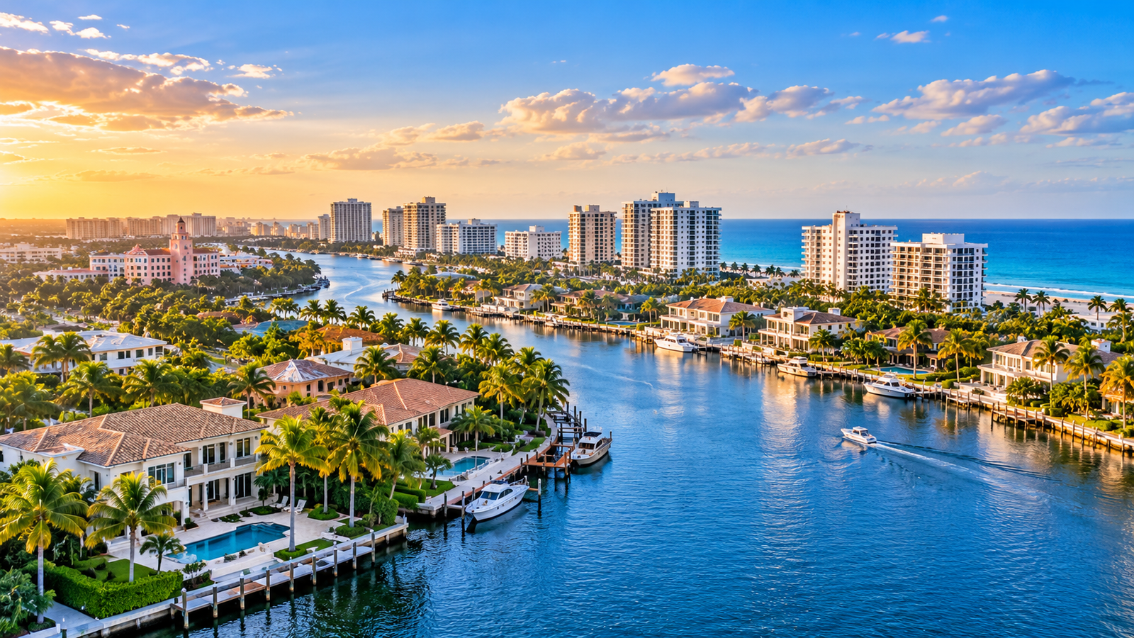 Boca Raton residential neighborhoods and luxury real estate in South Florida.